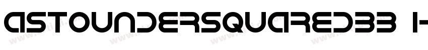 AstounderSquaredBB I字体转换